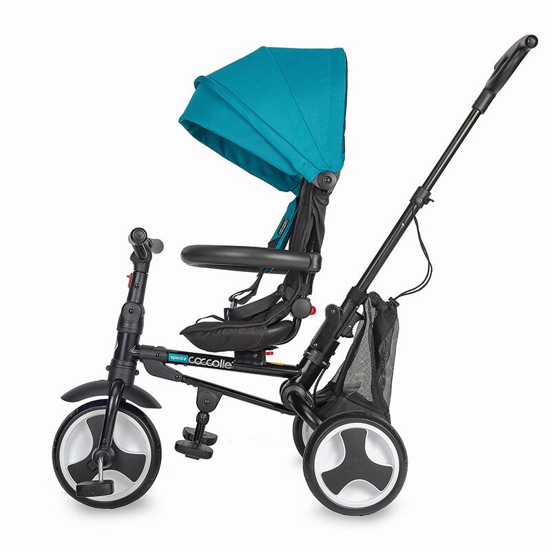 Tricicleta ultrapliabila Coccolle Spectra Turquoise Tide - gogobaby.ro