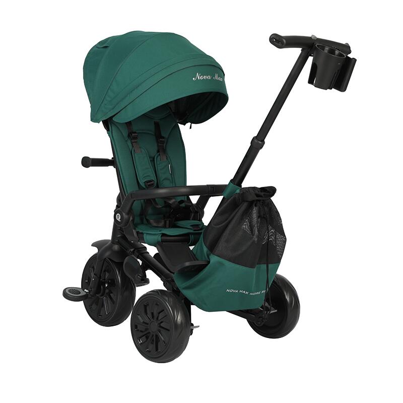 Tricicleta ultrapliabila Qplay Nova MAX Verde - gogobaby.ro