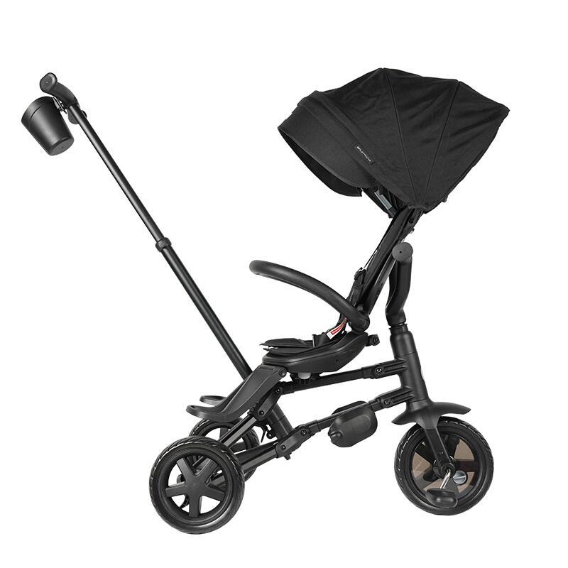 Tricicleta ultrapliabila Qplay Nova Niello Negru - gogobaby.ro