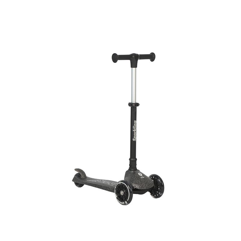Trotineta pliabila Qplay Sparkling, Negru