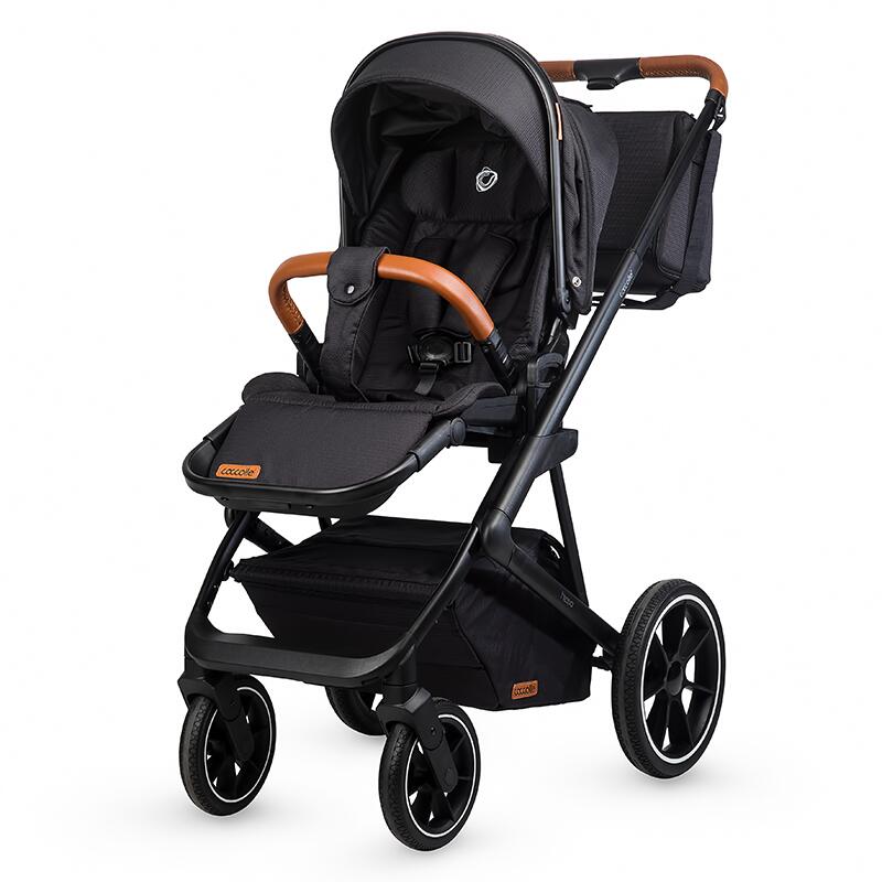 Carucior modular 2in1 C Nessia Diamond black+Balansoar bebelusi C Velio Butternut - gogobaby.ro