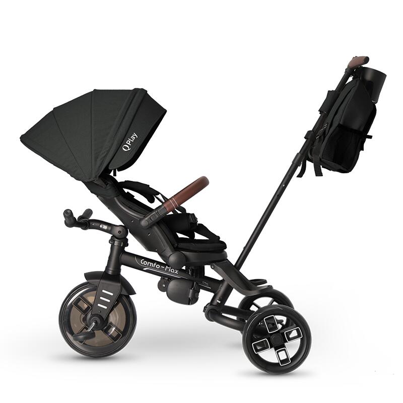 Tricicleta ultrapliabila Qplay Comfo Max Negru