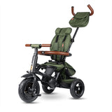 Tricicleta pliabila Qplay Rito Deluxe Verde-Maslina