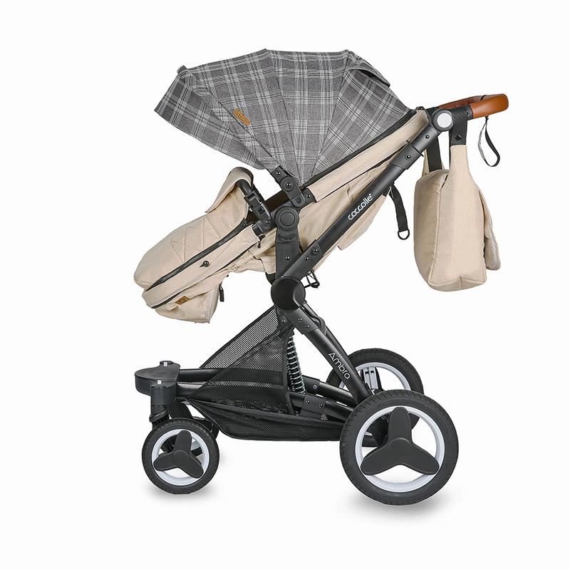 Carucior transformabil 3in1 Coccolle Ambra Safari Beige - gogobaby.ro