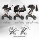 Carucior ultracompact 3in1 Coccolle Ravello Diamond black