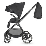 Carucior modular 4in1 Coccolle Lissia Anthracite cu Scoica auto iSize Coccolle Rilax Greystone si Baza isofix iSize Coccolle Rilax