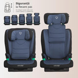 Scaun auto iSize 100-150 cm Coccolle Eris Rock blue
