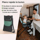 Scaun de luat masa Coccolle Miso Emerald green