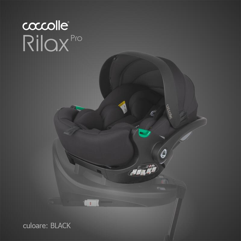 Scoica auto iSize Coccolle Rilax Black