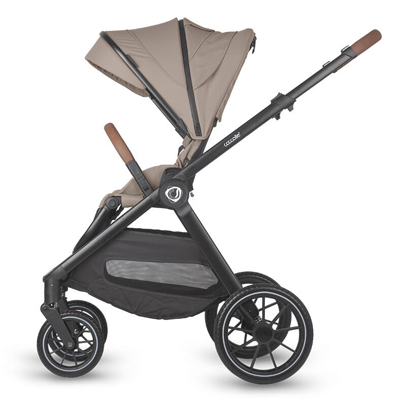 Sistem modular 3in1 Coccolle Aspen Sand beige + Scoica auto iSize Coccolle Knox Black