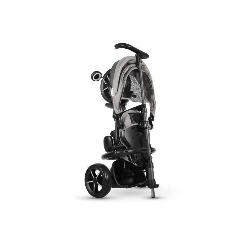 Tricicleta Qplay Rito Star gri - gogobaby.ro