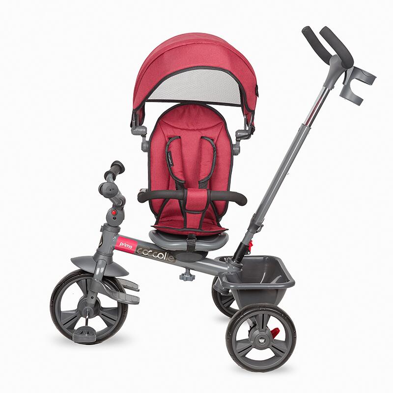 Tricicleta multifunctionala Coccolle Primo Magenta - gogobaby.ro