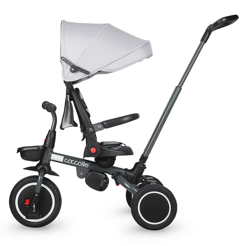 Tricicleta multifunctionala Coccolle Venti Greystone - gogobaby.ro