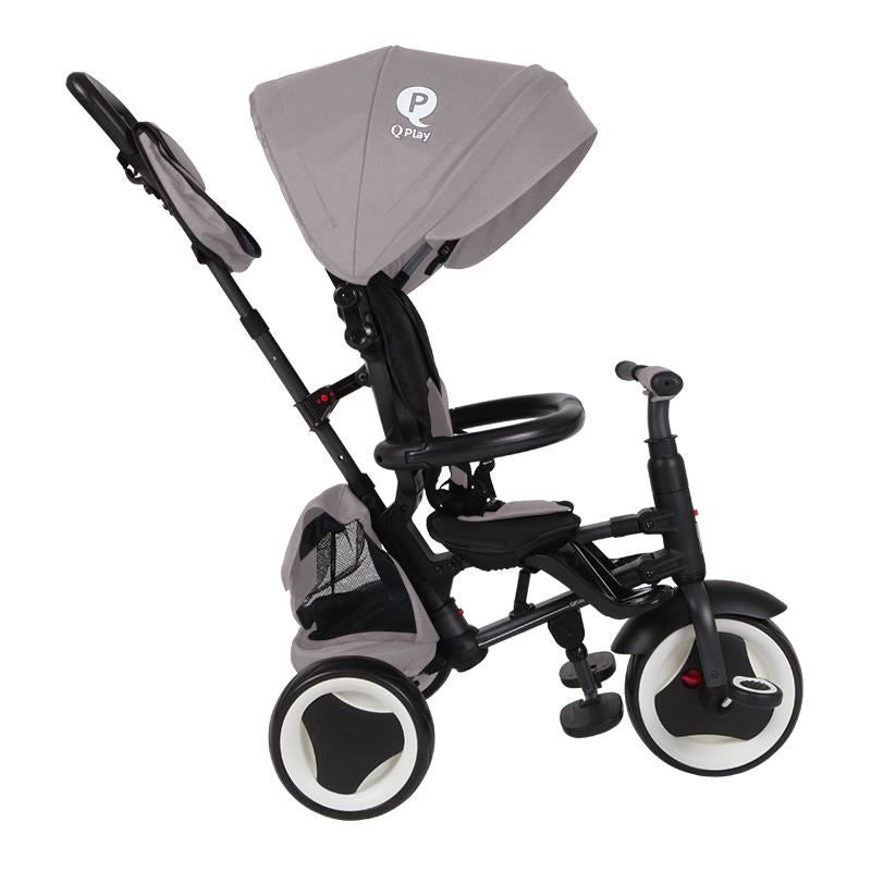Tricicleta pliabila Qplay Rito+ Gri - gogobaby.ro