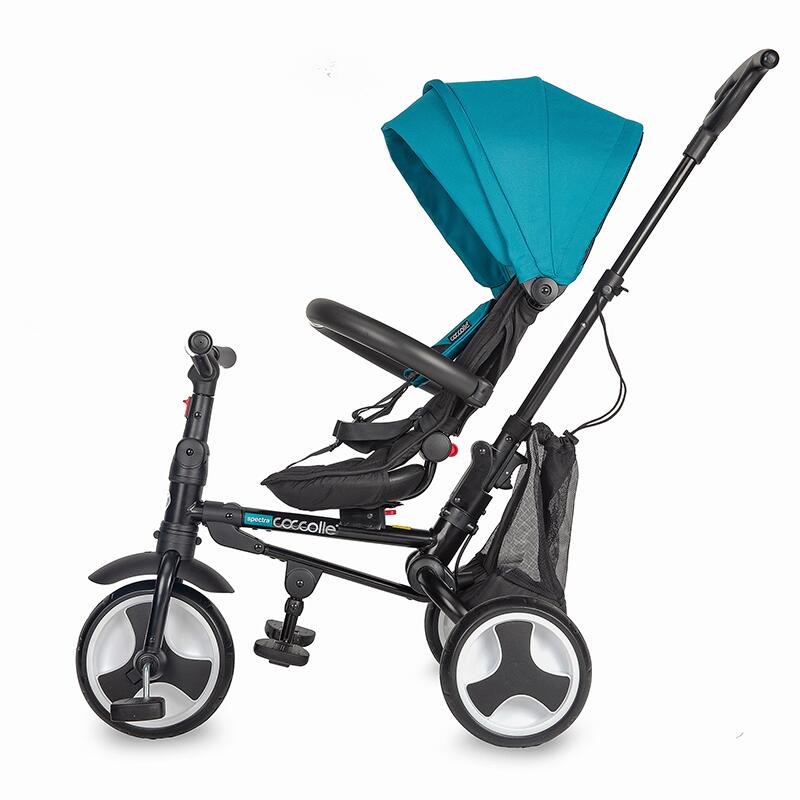 Tricicleta ultrapliabila Coccolle Spectra Turquoise Tide - gogobaby.ro