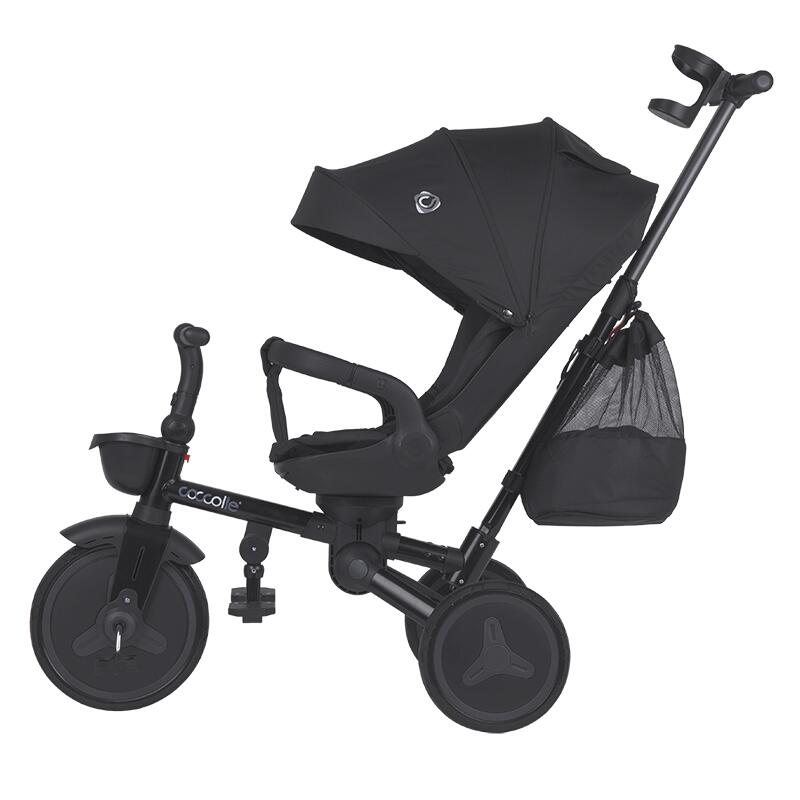 Tricicleta ultrapliabila Coccolle Urbio Plus, Jet Black