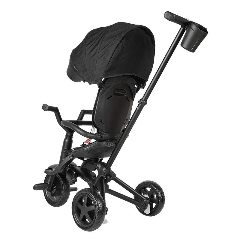 Tricicleta ultrapliabila Qplay Nova Niello Negru - gogobaby.ro