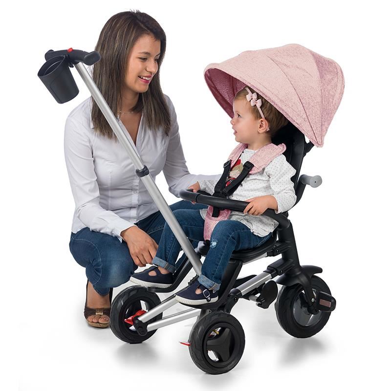 Tricicleta ultrapliabila Qplay Nova Roz - gogobaby.ro