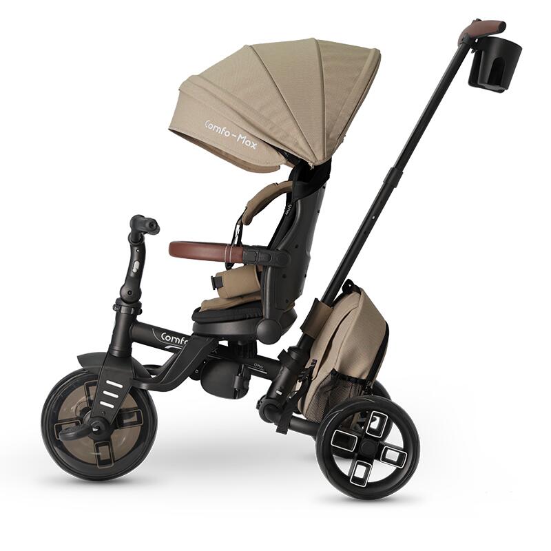 Tricicleta ultrapliabila Qplay Comfo Max Bej inchis
