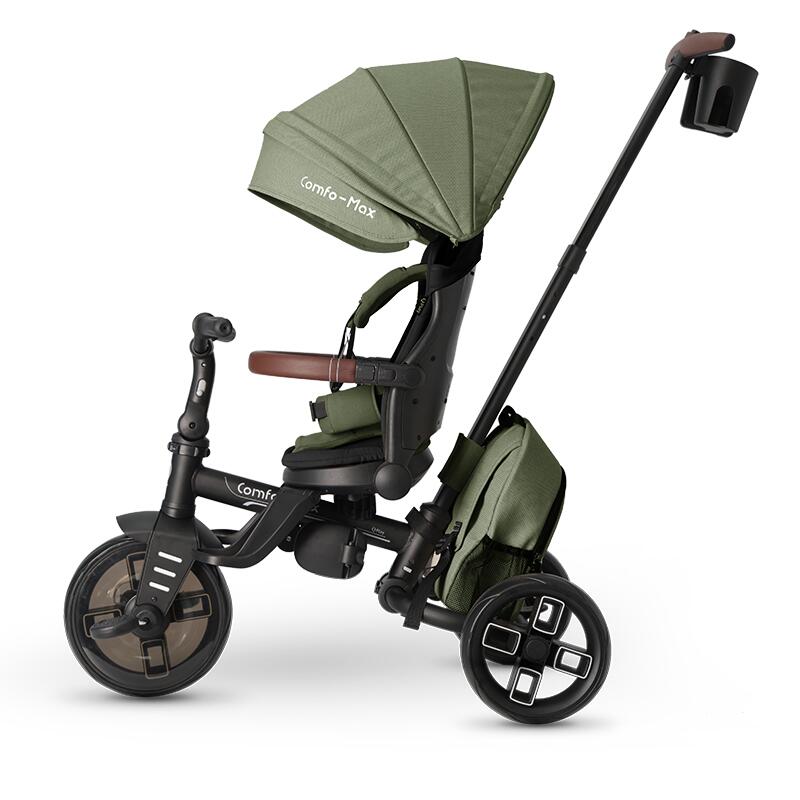 Tricicleta ultrapliabila Qplay Comfo Max Verde
