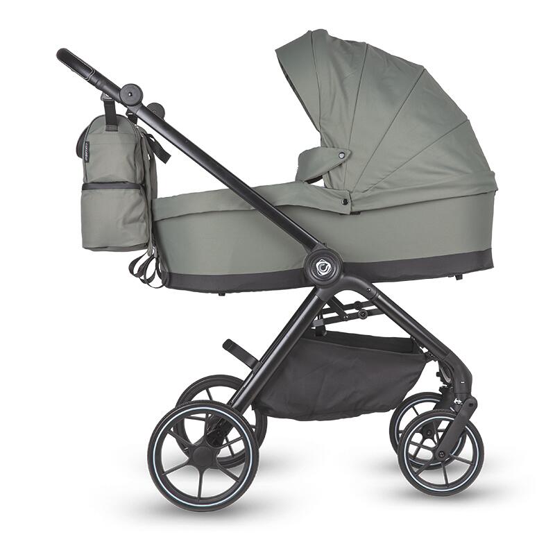 Carucior modular 2in1 Coccolle Serry Moss green+ Scoica auto iSize Coccolle Knox Black - gogobaby.ro