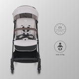 Carucior sport cu pliere automata Coccolle Melia Pearl Mist