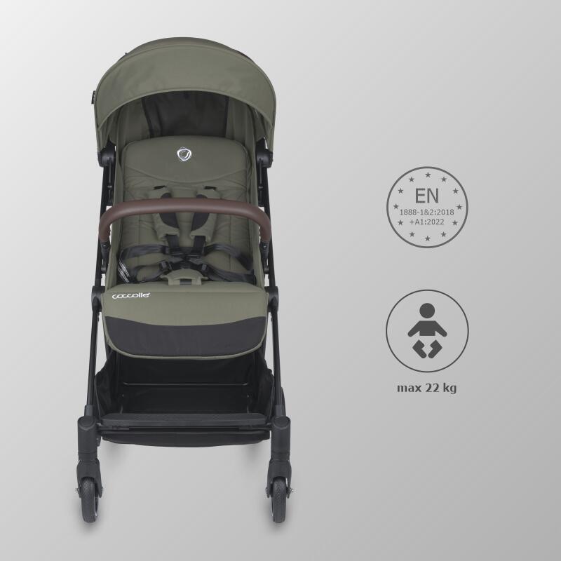 Carucior sport cu pliere automata Coccolle Melia Sage Shadow