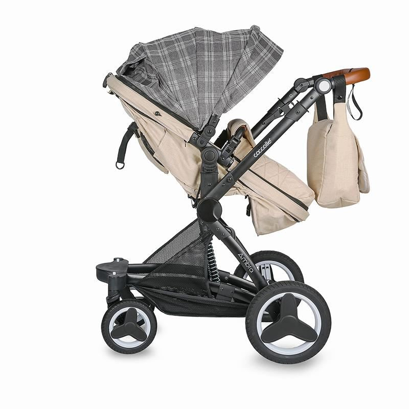Carucior transformabil 3in1 Coccolle Ambra Safari Beige - gogobaby.ro