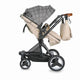 Carucior transformabil 3in1 Coccolle Ambra Safari Beige