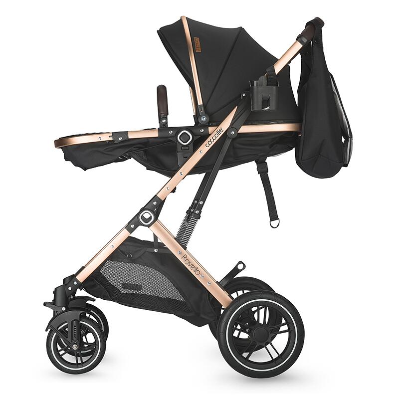 Carucior ultracompact 3in1 Coccolle Ravello Diamond black - gogobaby.ro