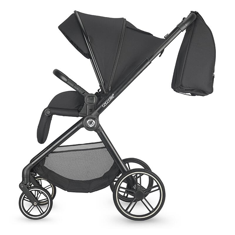 Carucior modular 4in1 Coccolle Lissia Anthracite cu Scoica auto iSize Coccolle Rilax Greystone si Baza isofix iSize Coccolle Rilax
