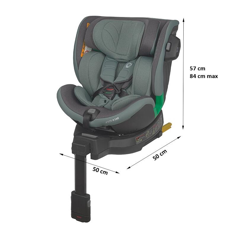 Scaun auto iSize 40-150 cm Coccolle Mago Greenstone - gogobaby.ro