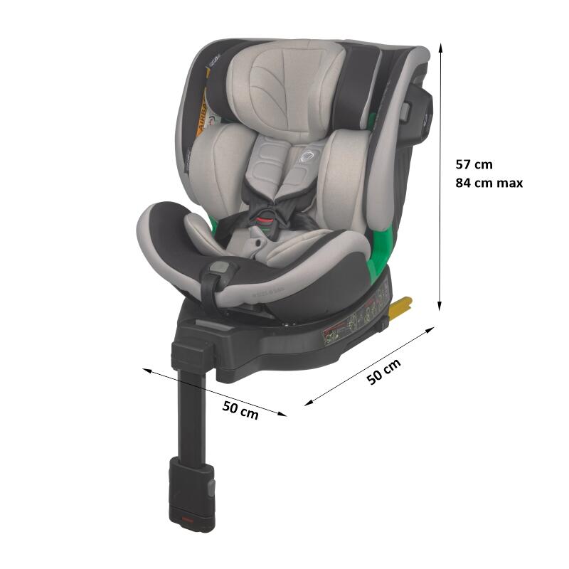 Scaun auto iSize 40-150 cm Coccolle Mago Jet black - gogobaby.ro