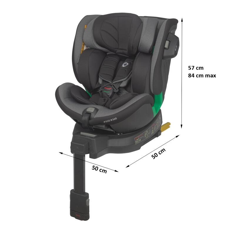 Scaun auto iSize 40-150 cm Coccolle Mago Neutral grey - gogobaby.ro