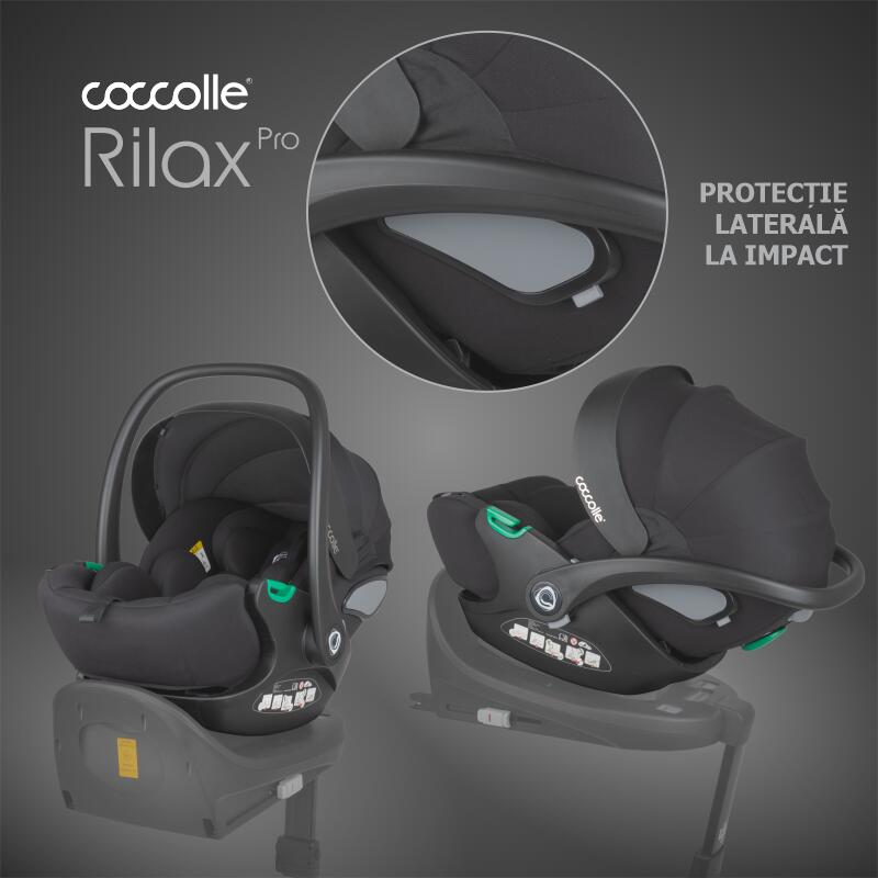 Scoica auto iSize Coccolle Rilax Black