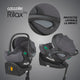 Scoica auto iSize Coccolle Rilax Greystone + Baza isofix iSize
