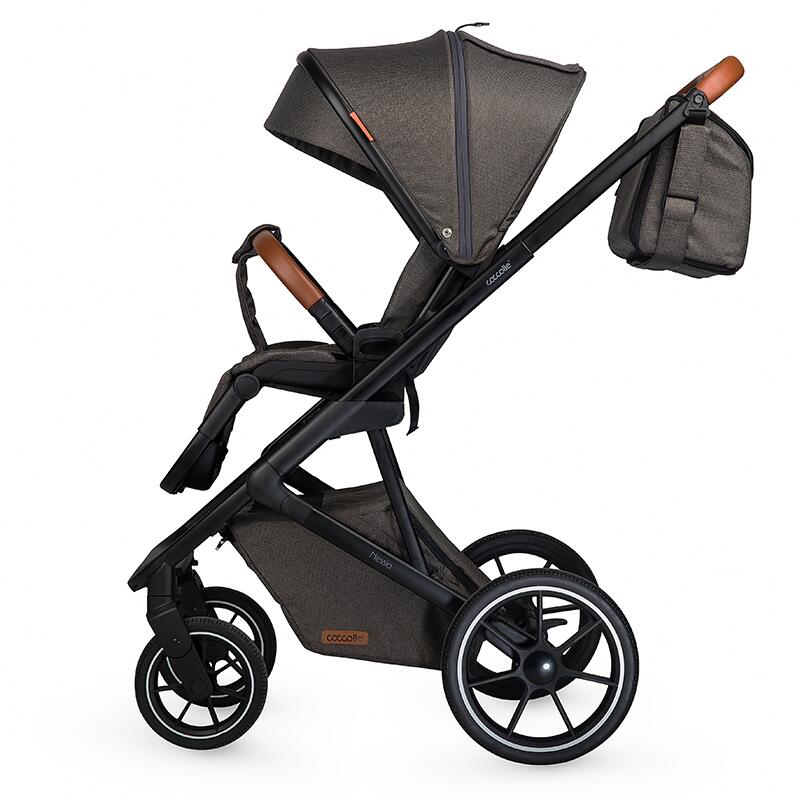 Sistem modular 3in1 Coccolle Nessia Anthracite + Scoica auto Coccolle Knox Anthracite - gogobaby.ro