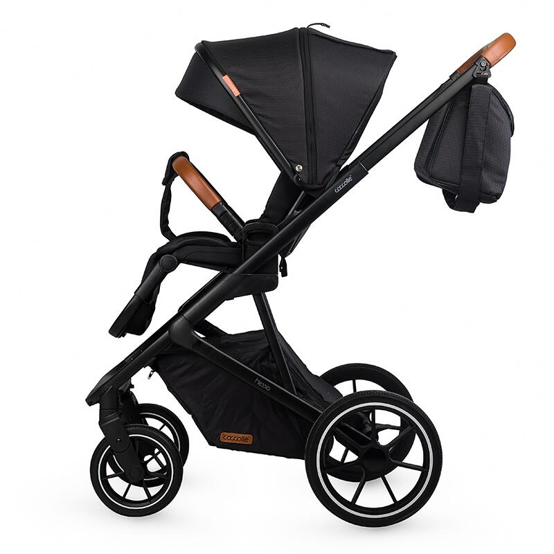 Sistem modular 3in1 Coccolle Nessia Diamond black + Scoica auto Coccolle Knox Anthracite - gogobaby.ro