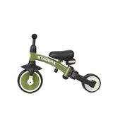 Tricicleta evolutiva pliabila Qplay STAGER Verde