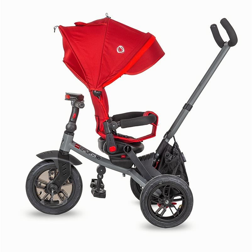 Tricicleta multifunctionala Coccolle Pianti Ruby Red - gogobaby.ro