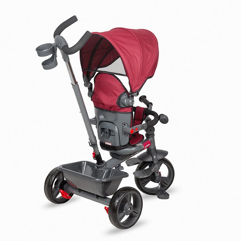 Tricicleta multifunctionala Coccolle Primo Magenta - gogobaby.ro