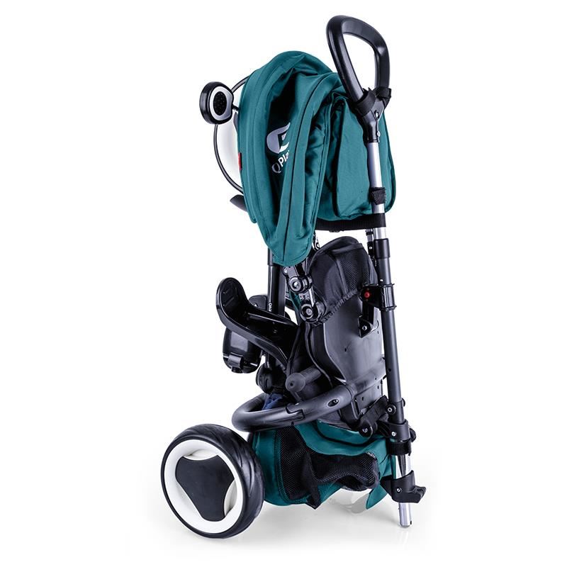 Tricicleta pliabila Qplay Rito+ Turcoaz - gogobaby.ro