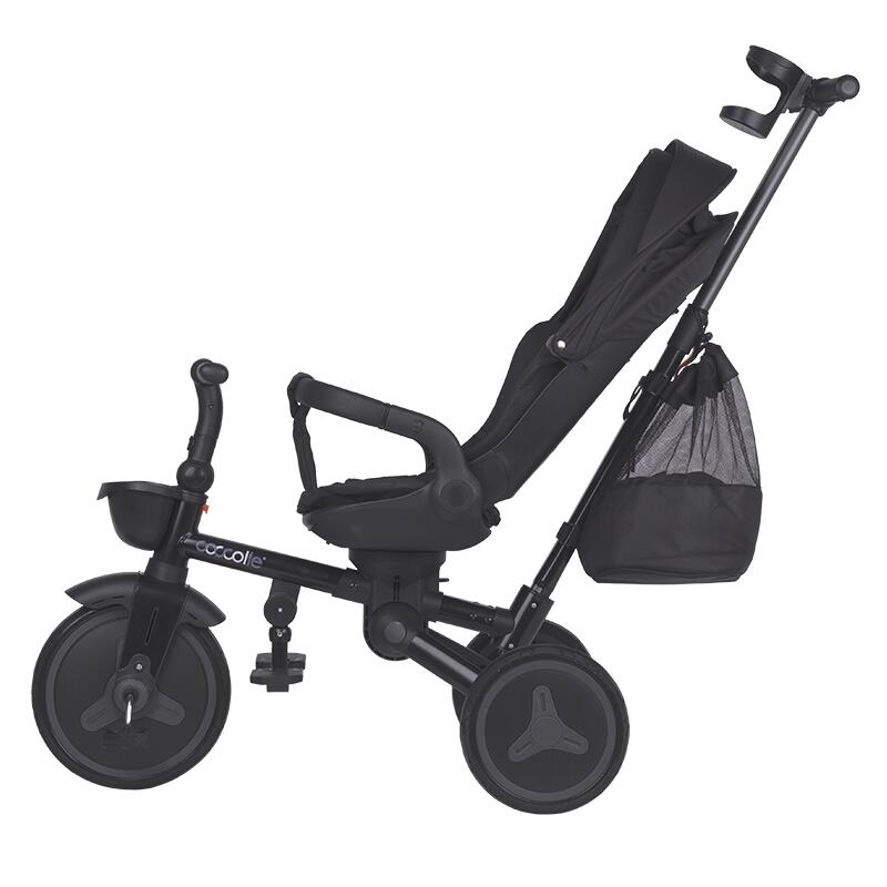Tricicleta ultrapliabila Coccolle Urbio Plus, Jet Black