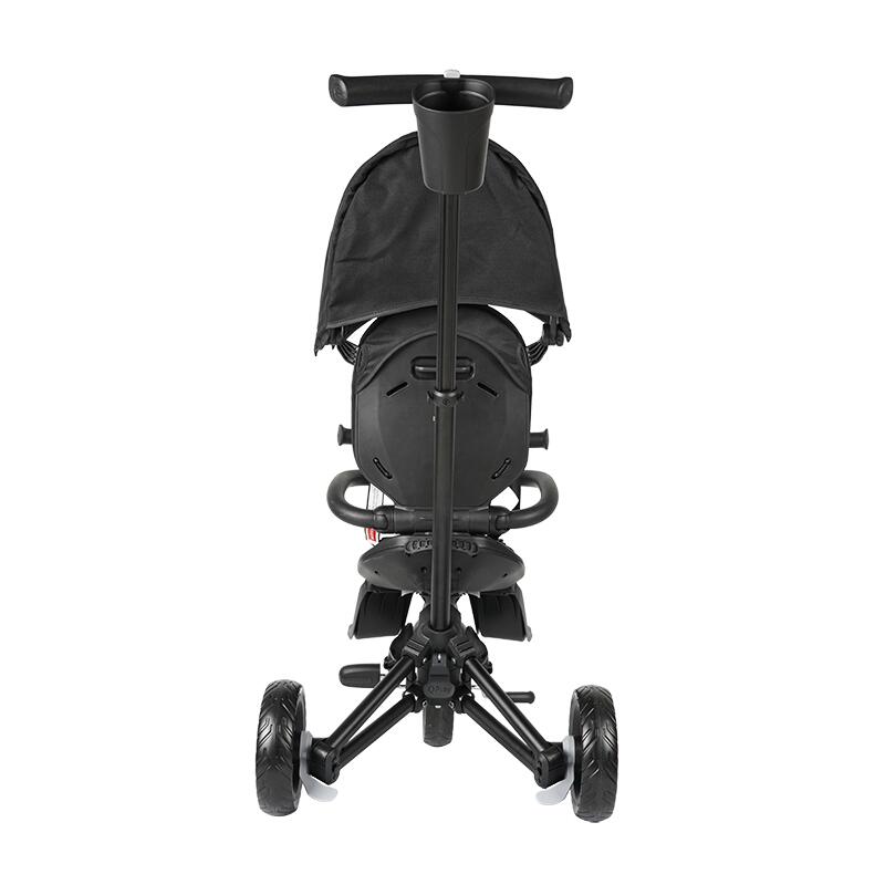 Tricicleta ultrapliabila Qplay Nova Niello Negru - gogobaby.ro