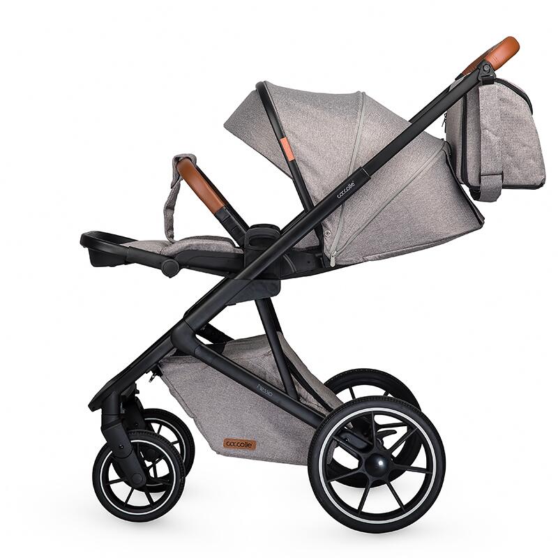 Carucior modular 2in1 Coccolle Nessia Lunar rock+Balansoar bebelusi C Velio Butternut - gogobaby.ro