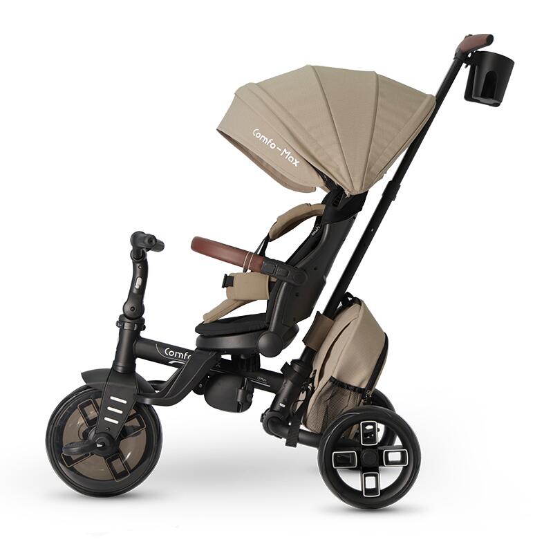 Tricicleta ultrapliabila Qplay Comfo Max Bej inchis