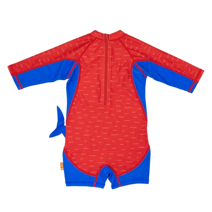 Costum de baie Zoocchini, protectie UPF50+, Marime L, 24-36 luni - Shark - gogobaby.ro