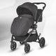 Carucior modular 2in1 Coccolle Serry Jet black+ Scoica auto iSize Coccolle Knox Black