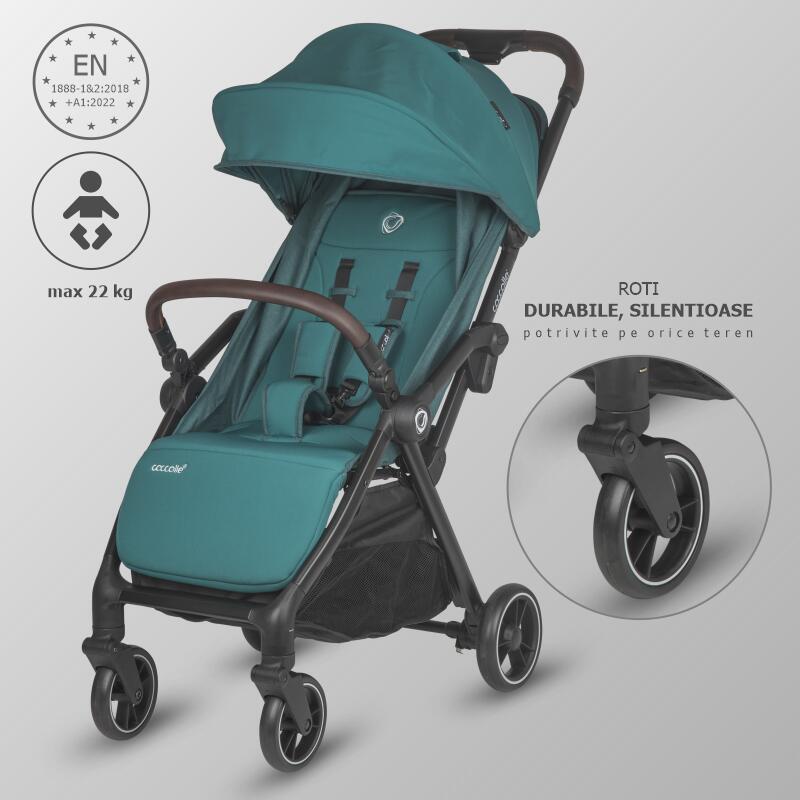 Carucior sport pliere automata Coccolle Arella Emerald green