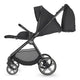 Carucior modular 4in1 Coccolle Lissia Anthracite cu Scoica auto iSize Coccolle Rilax Greystone si Baza isofix iSize Coccolle Rilax